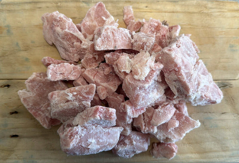 Chicken chunks for dogs