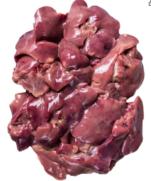 Chicken livers for dogs and cats