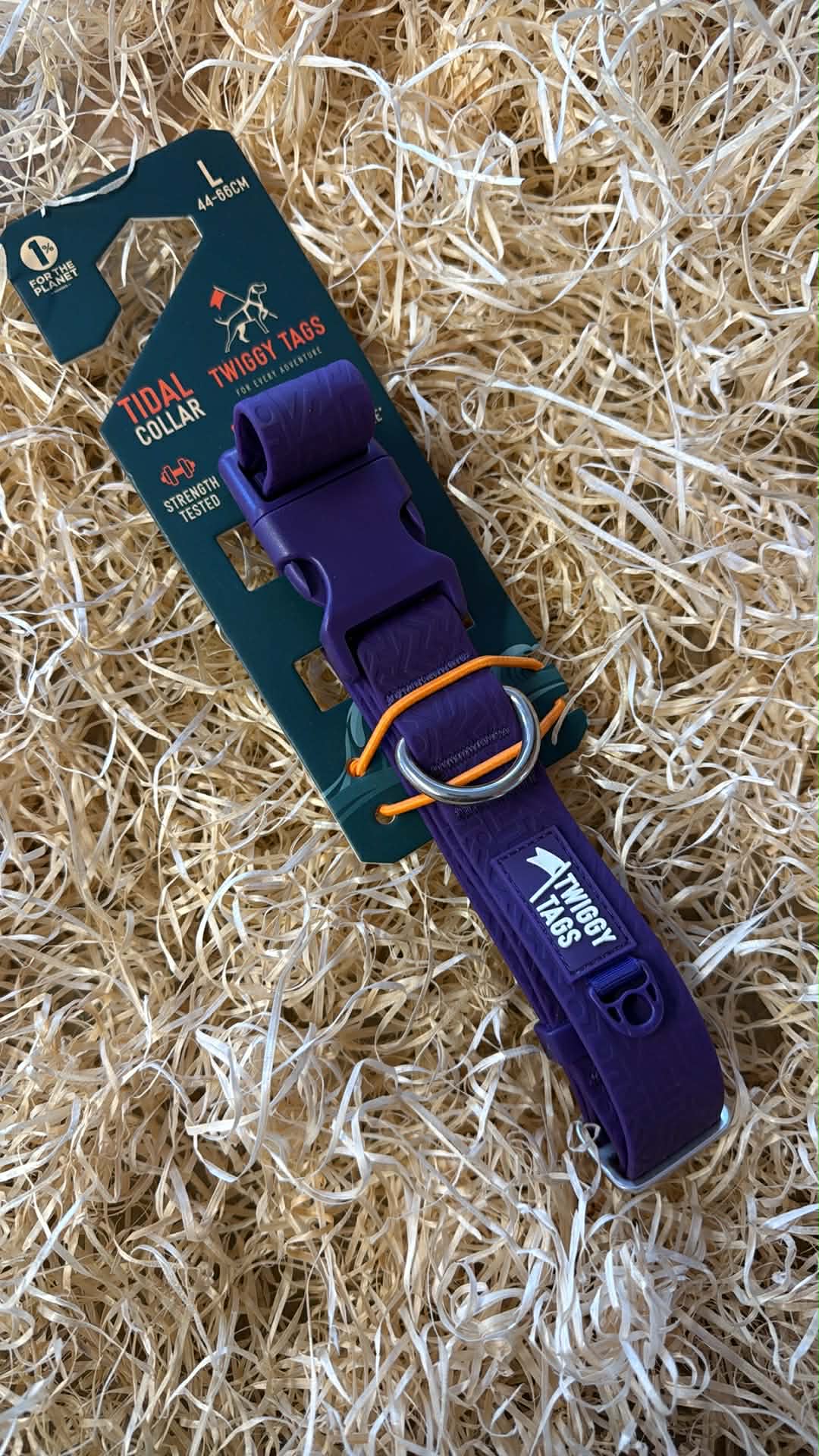 Twiggy tags collar Amethyst